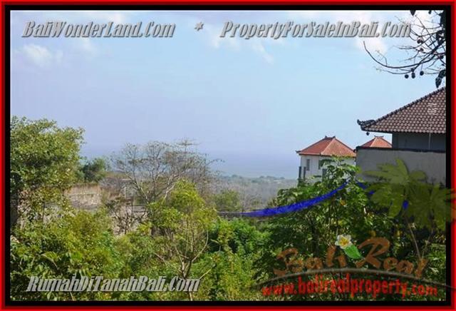 TANAH MURAH di JIMBARAN BALI 750 m2  View laut Lingkungan villa